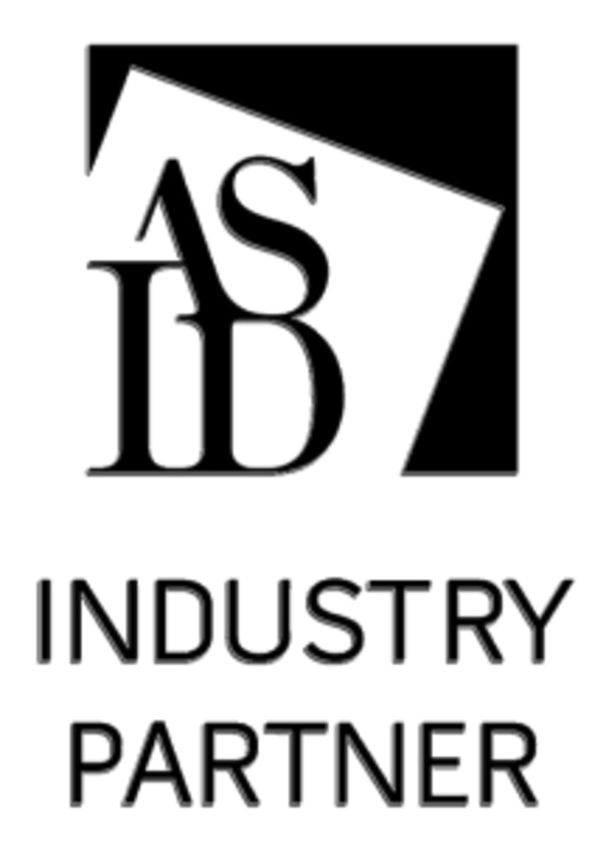 logo/badge demonstrating partnership of ASID